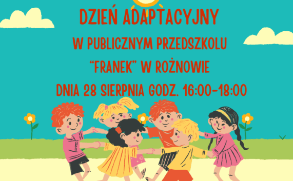 Zapraszamy na dzień adaptacyjny w przedszkolu