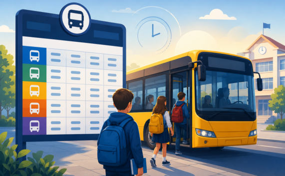 Rozkład jazdy autobusów w dniu 01.09.2026 r.